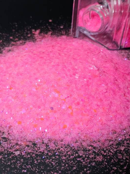 Luminous Chunky Pink Glitter Mix