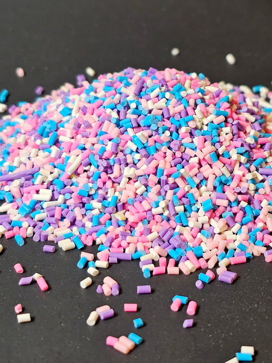 Sprinkle Slices Polymer Clay Pieces for Epoxy and UV Resin Art