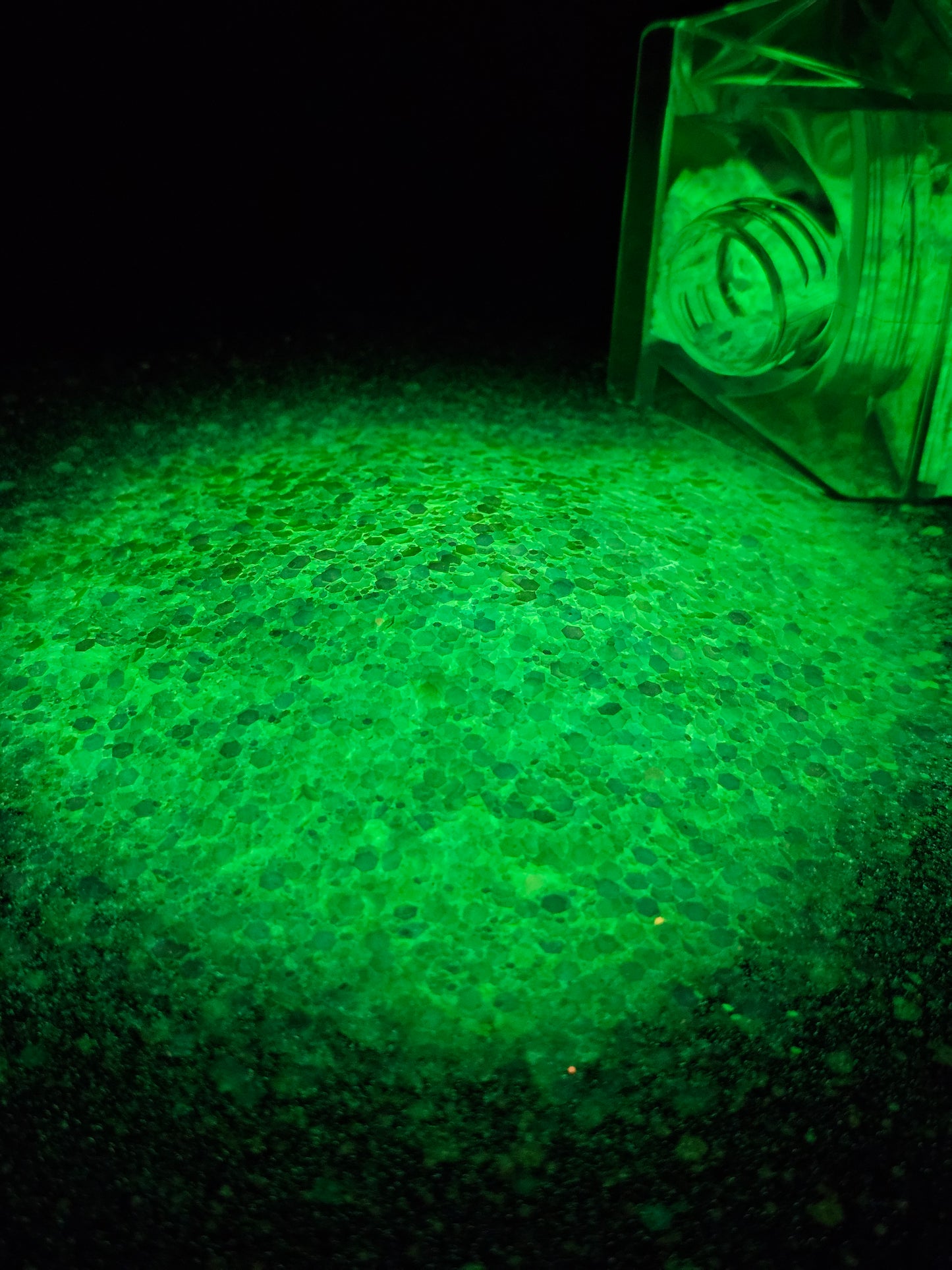 Luminous Chunky Green Glitter Mix