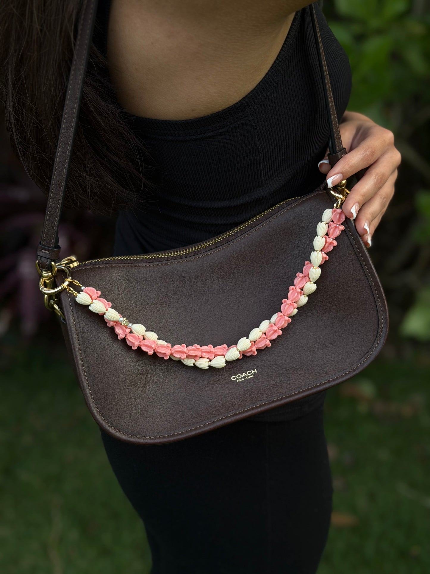 Aloha Bloom Hidden Mickey Lei Charm